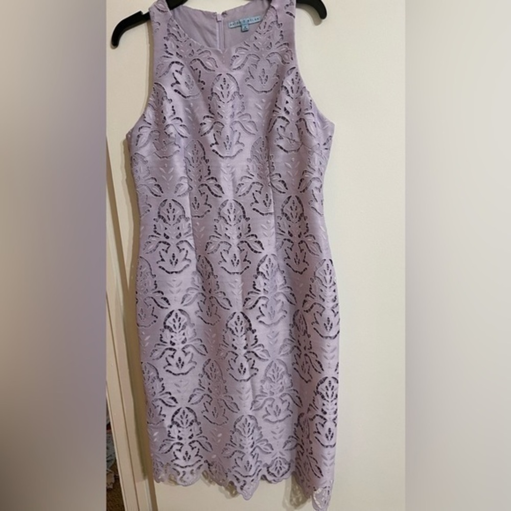 Antonio Milani Lilac Lace Dress, Size 8